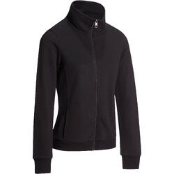 Veste 500 col montant Pilates Gym douce femme noir
