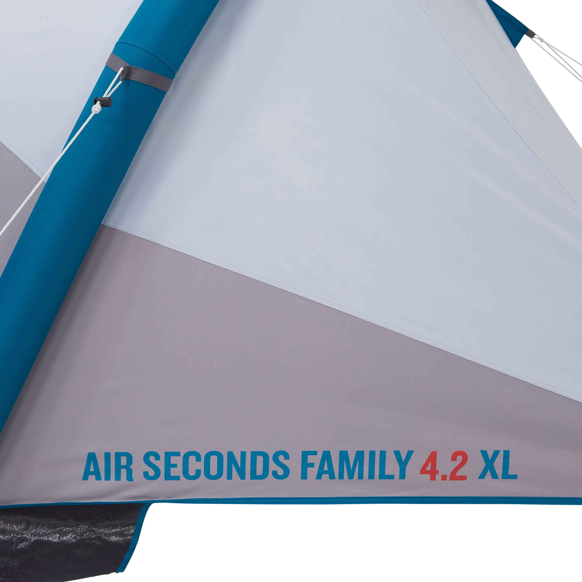 4-Person Inflatable Camping Tent, Air Seconds Fresh & Black - QUECHUA