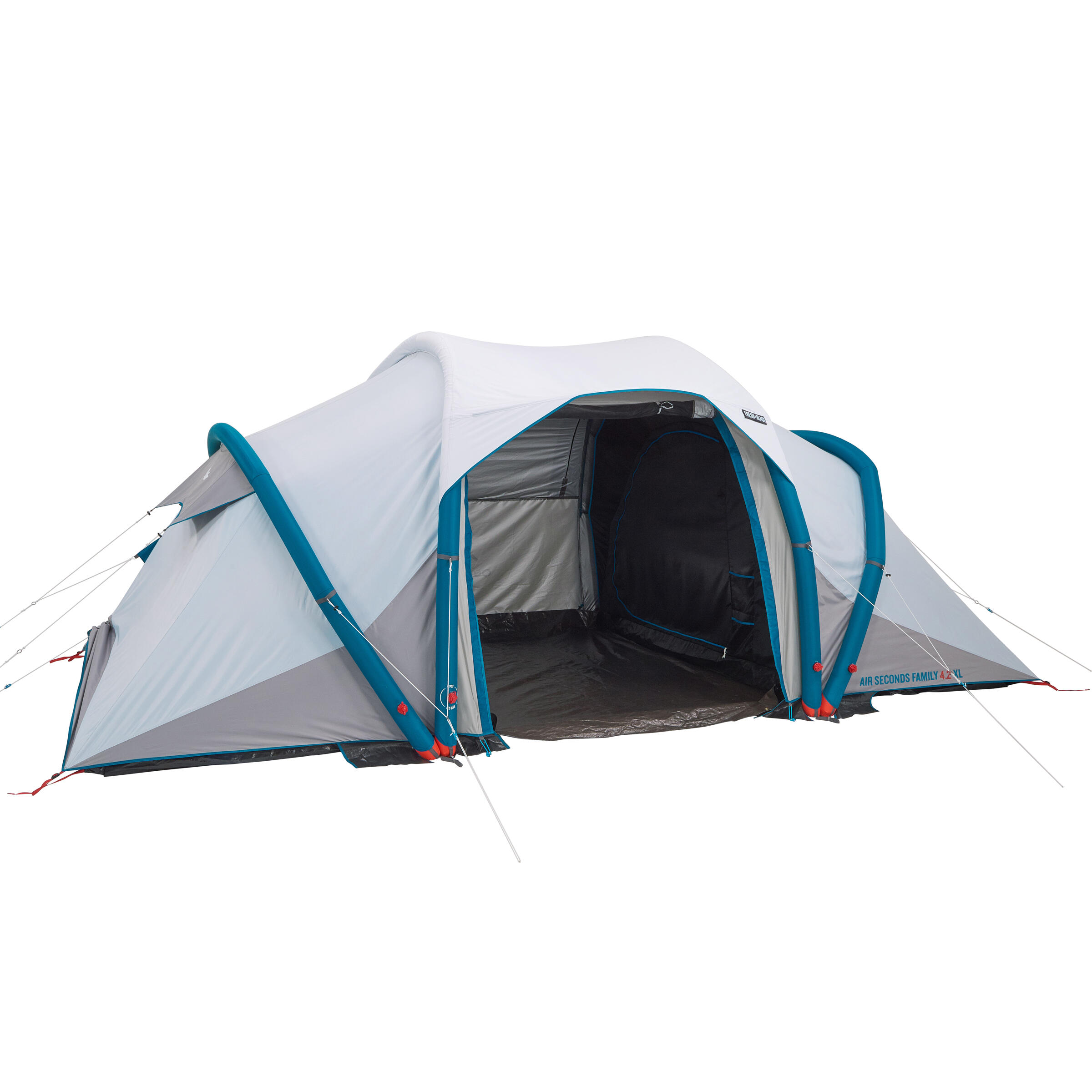 Tente de camping gonflable 4 personnes, Air Seconds Fresh & Black - QUECHUA