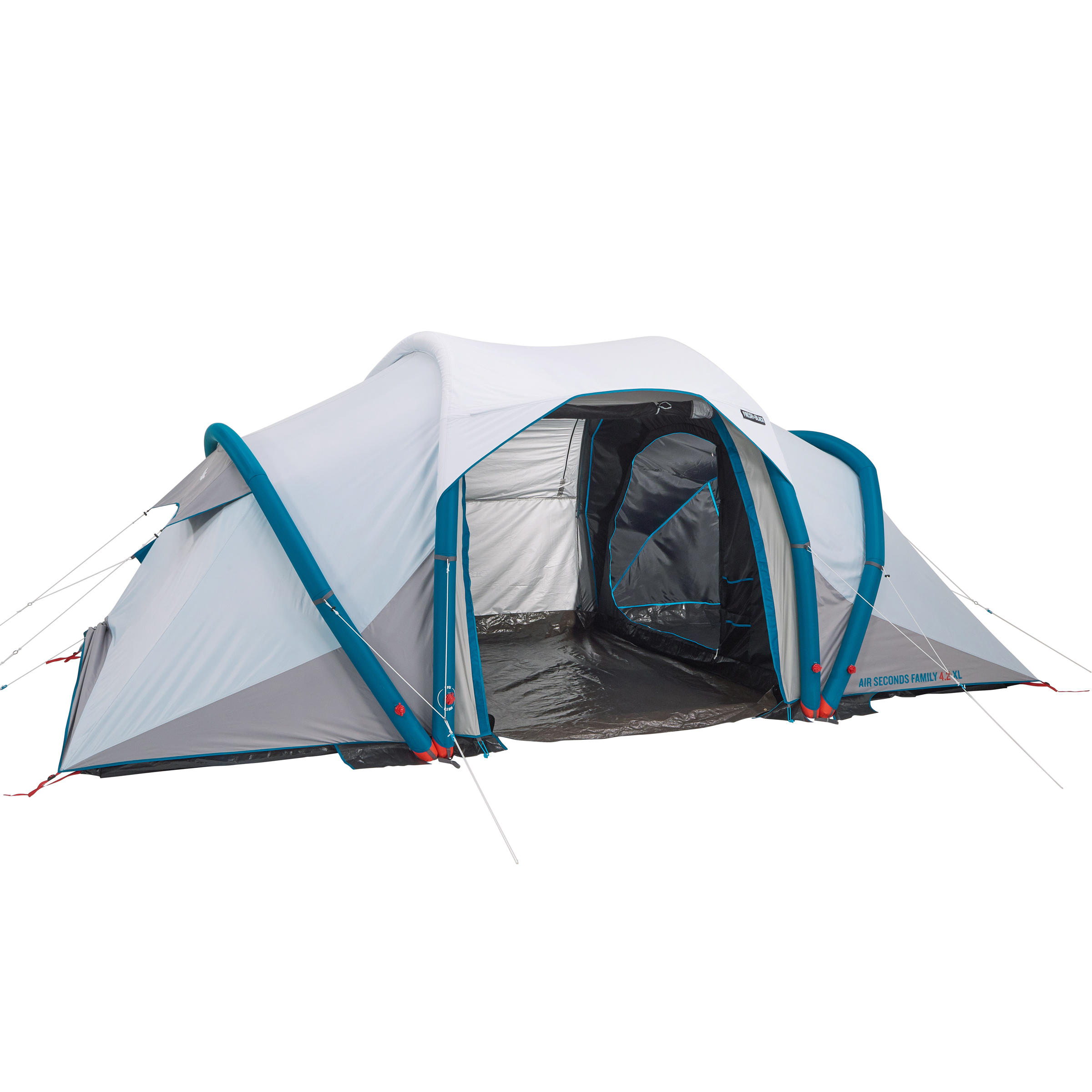 Tente de camping gonflable 4 personnes, Air Seconds Fresh & Black - QUECHUA