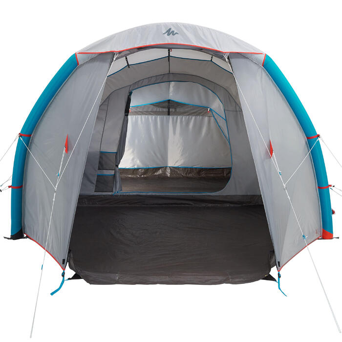 Familienzelt Aufblasbar Air Seconds 4 1 Fur 4 Personen In 1 Kabine Quechua Decathlon