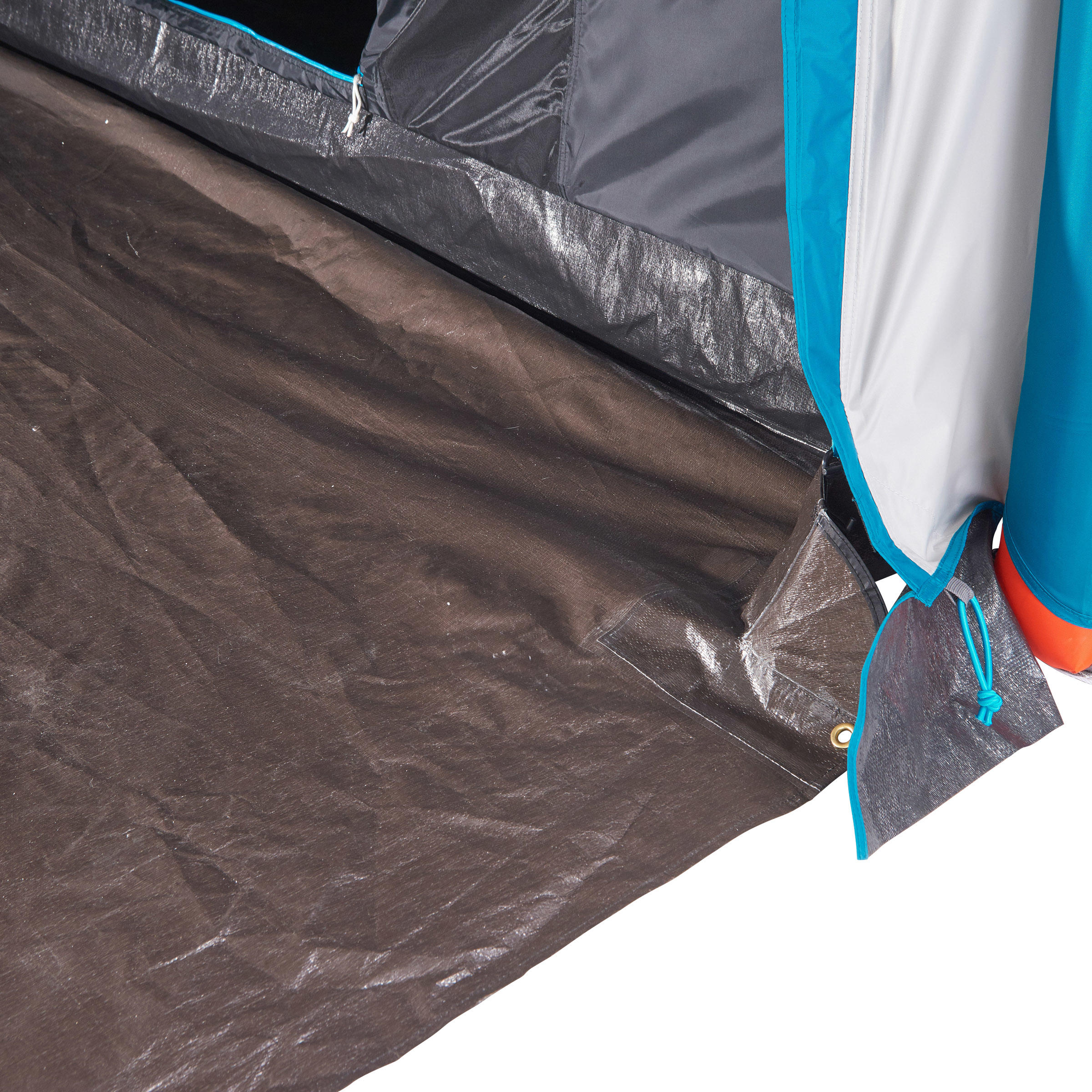 4-Person Inflatable Camping Tent, Air Seconds Fresh & Black - QUECHUA