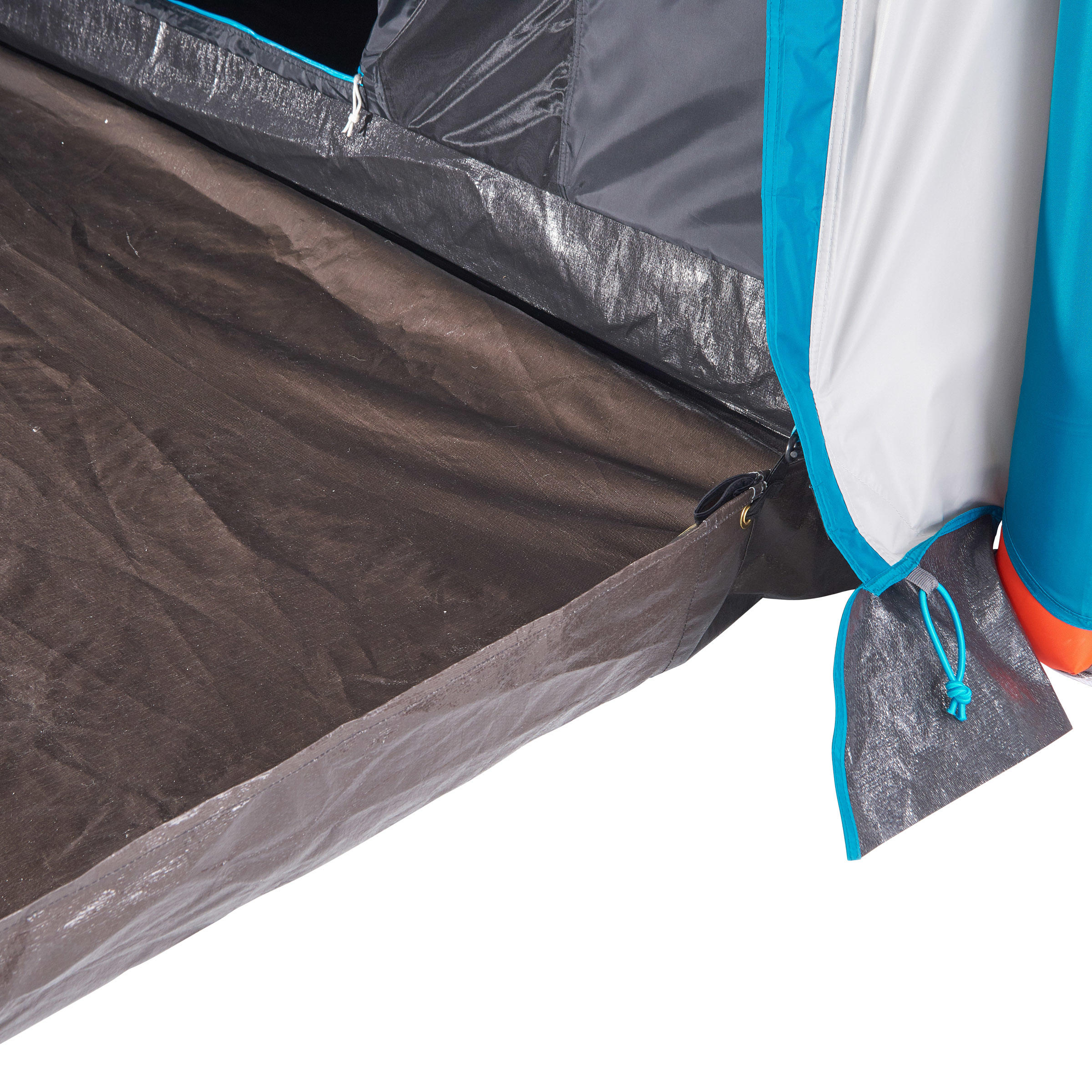 4-Person Inflatable Camping Tent, Air Seconds Fresh & Black - QUECHUA