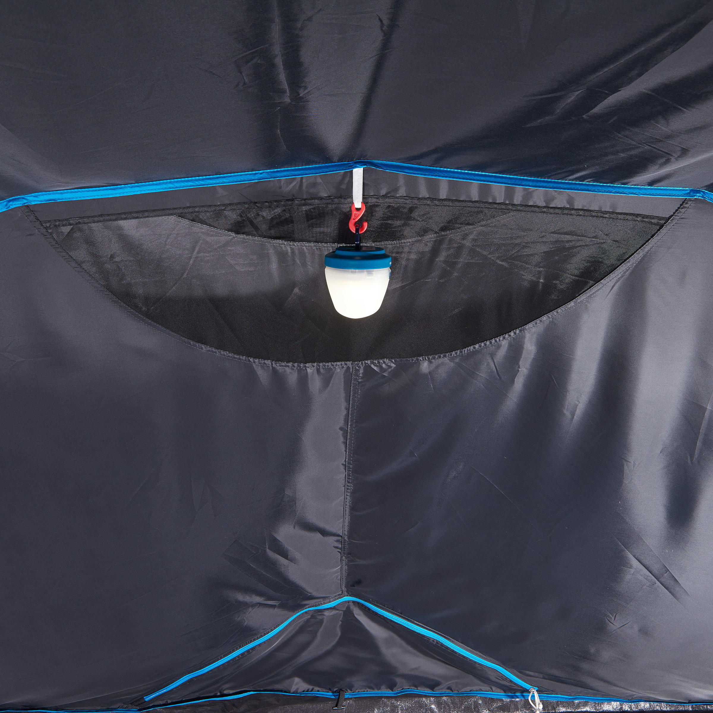 4-Person Inflatable Camping Tent, Air Seconds Fresh & Black - QUECHUA