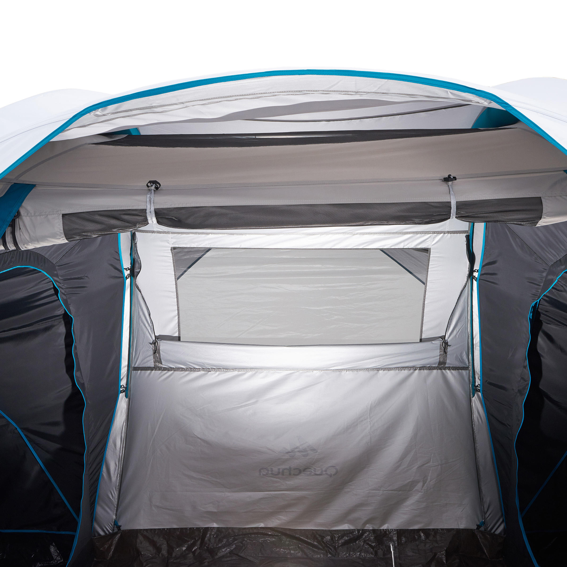 4-Person Inflatable Camping Tent, Air Seconds Fresh & Black - QUECHUA