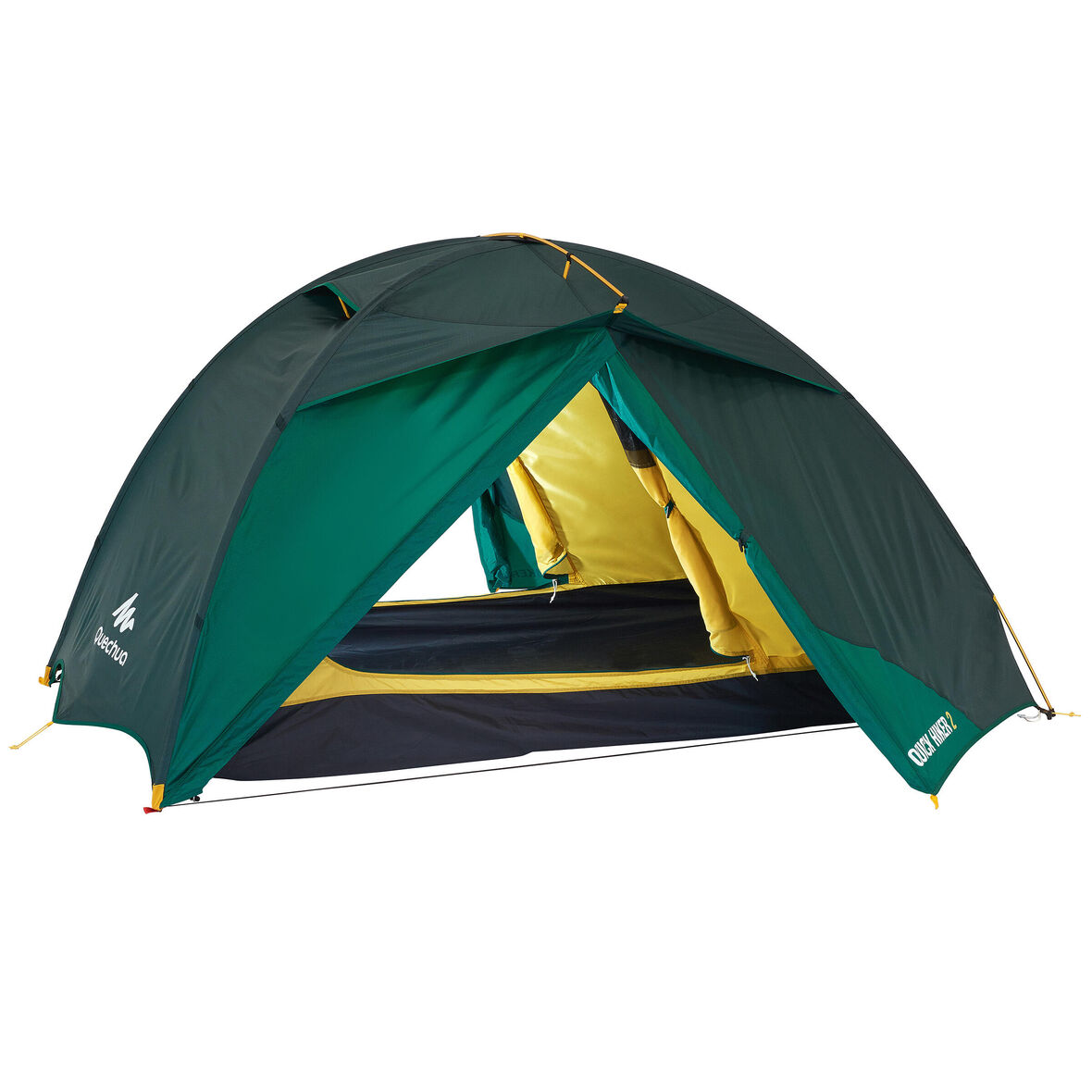 Tente de trek Quick Hiker 2 personnes verte QUECHUA