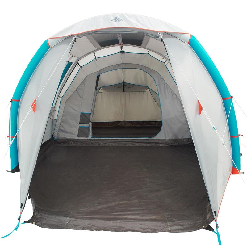 línea trabajador Kent Tienda de campaña familiar 4 personas hinchable Arpenaz 4.1 XL | Decathlon