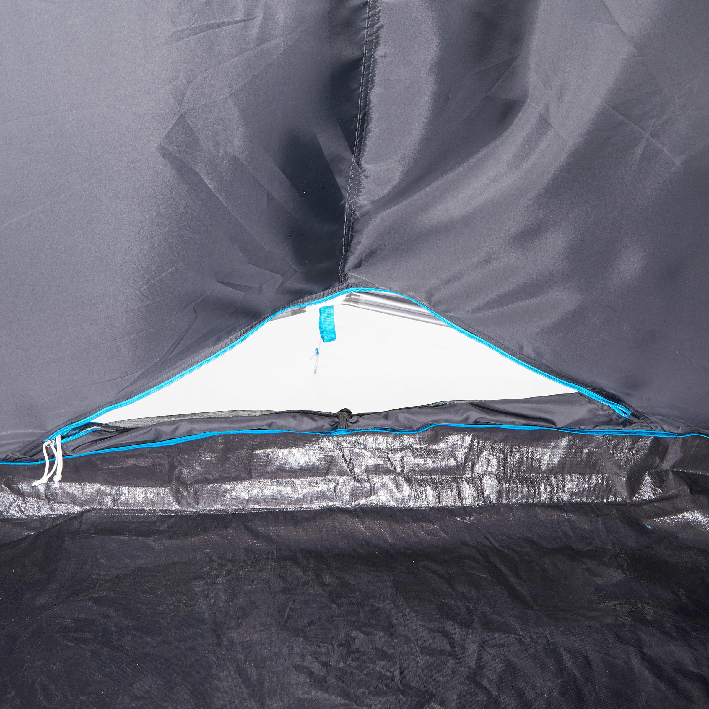 4-Person Inflatable Camping Tent, Air Seconds Fresh & Black - QUECHUA