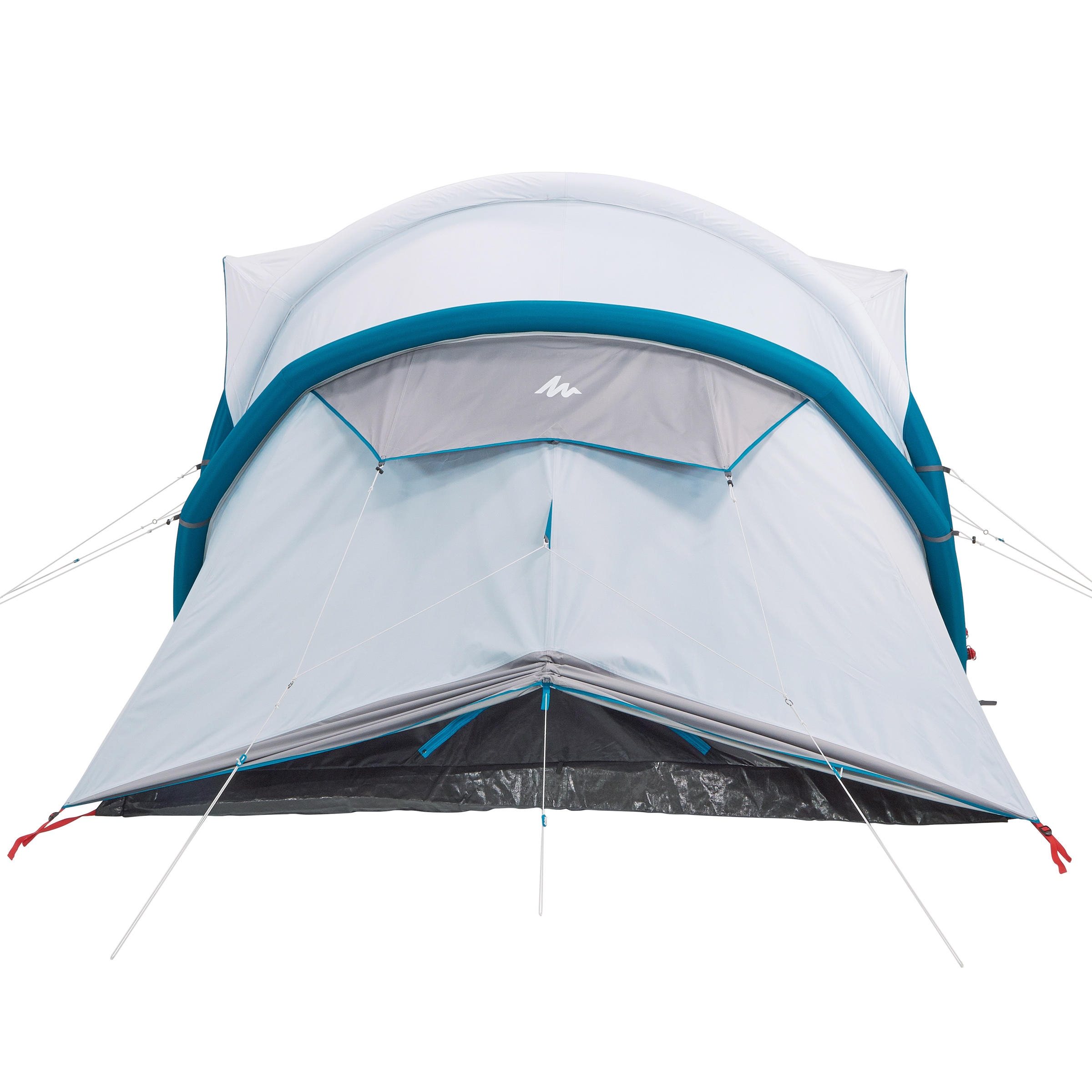 4-Person Inflatable Camping Tent - Air Seconds Fresh & Black Grey - QUECHUA