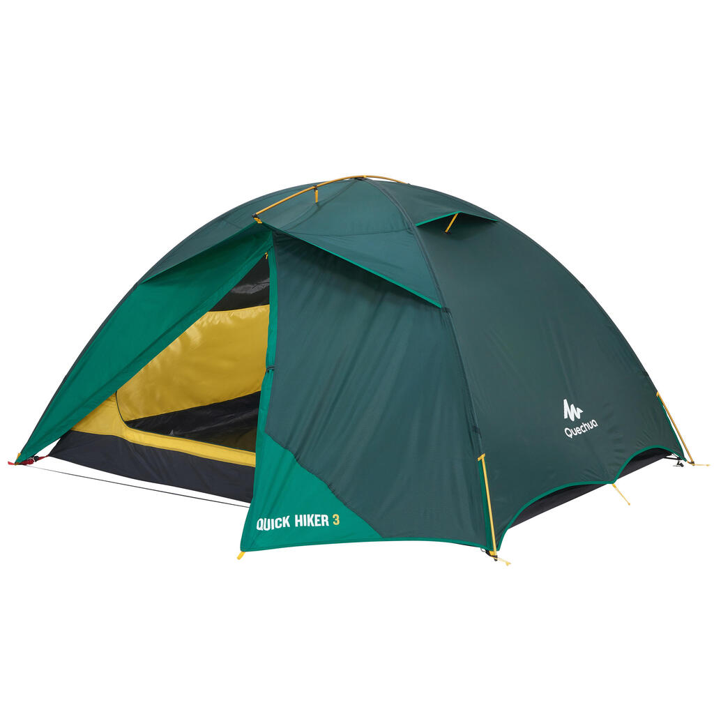 QuickHiker 3 person tent - green