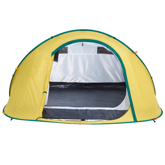 Quechua Tente de camping 2 SECONDS 3 personnes verte Decathlon
