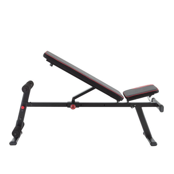 Banc De Musculation 500 Pliable Et Inclinable Domyos Decathlon