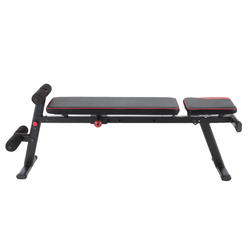 500 Fold Down Incline Weight Bench Decathlon