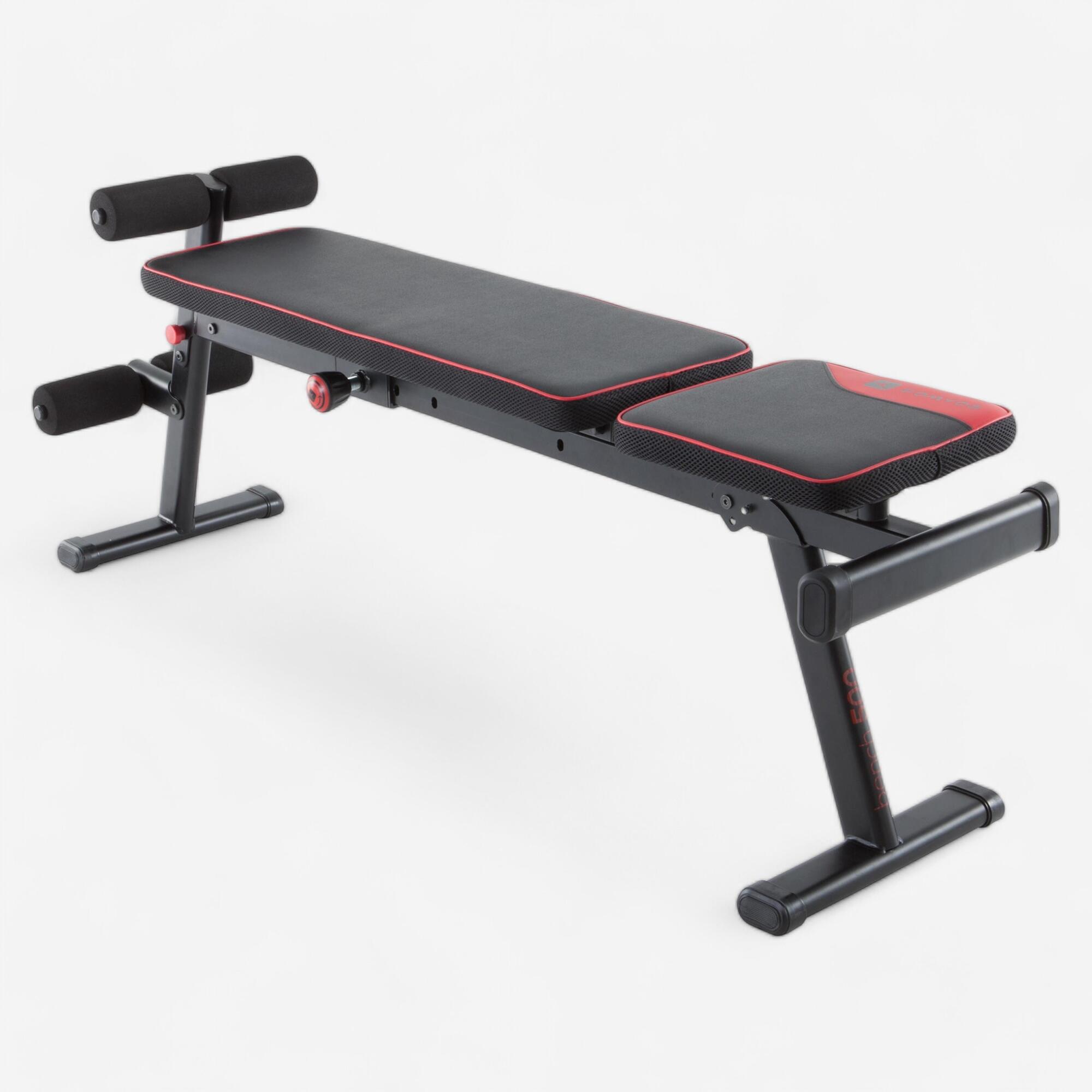 Banc de musculation 500 pliable et inclinable DOMYOS ...
