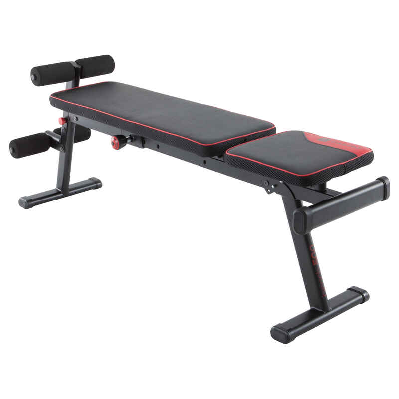 Banco de Musculación Plegable/Inclinable Domyos 500 - Decathlon