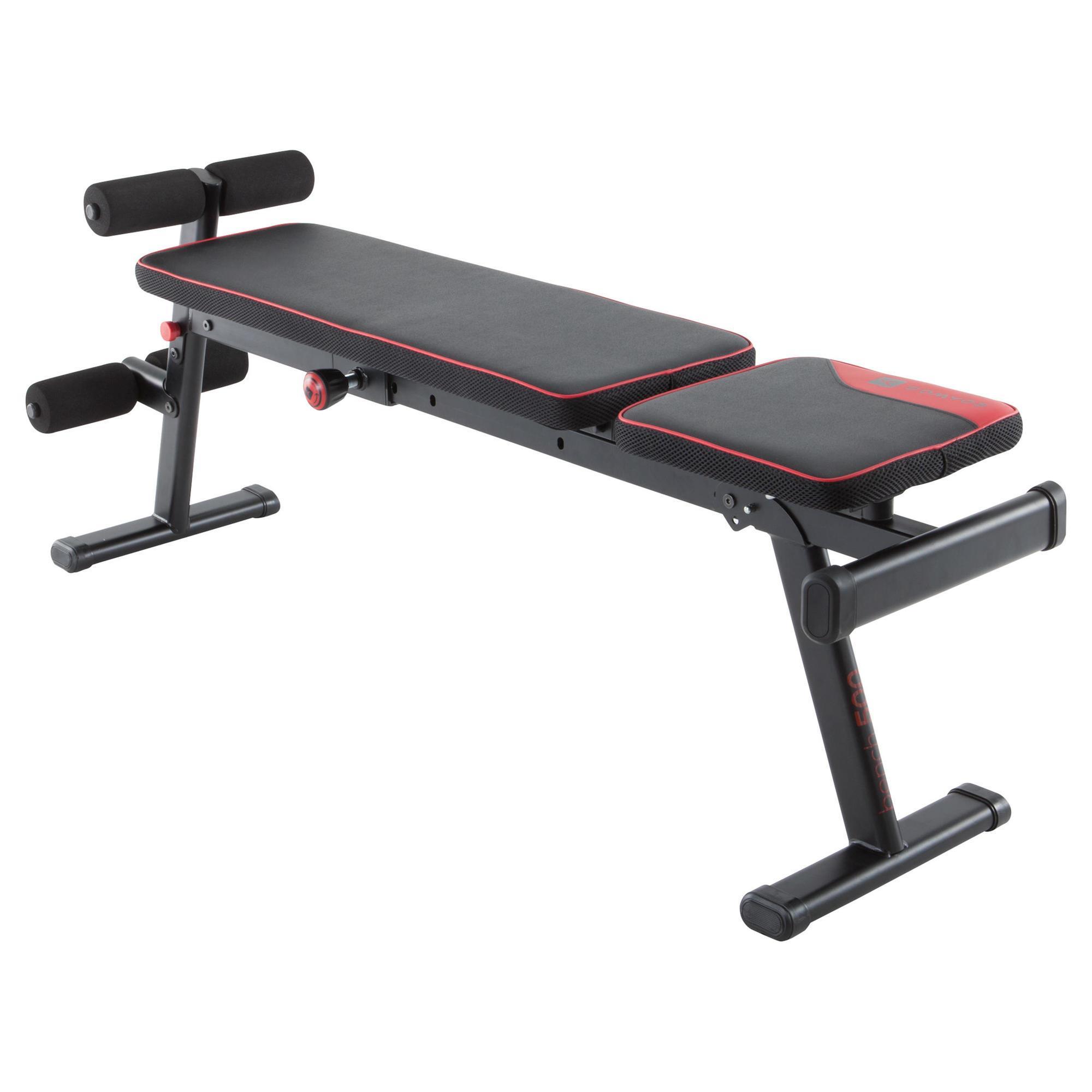 Folding and tilting 500 weight bench