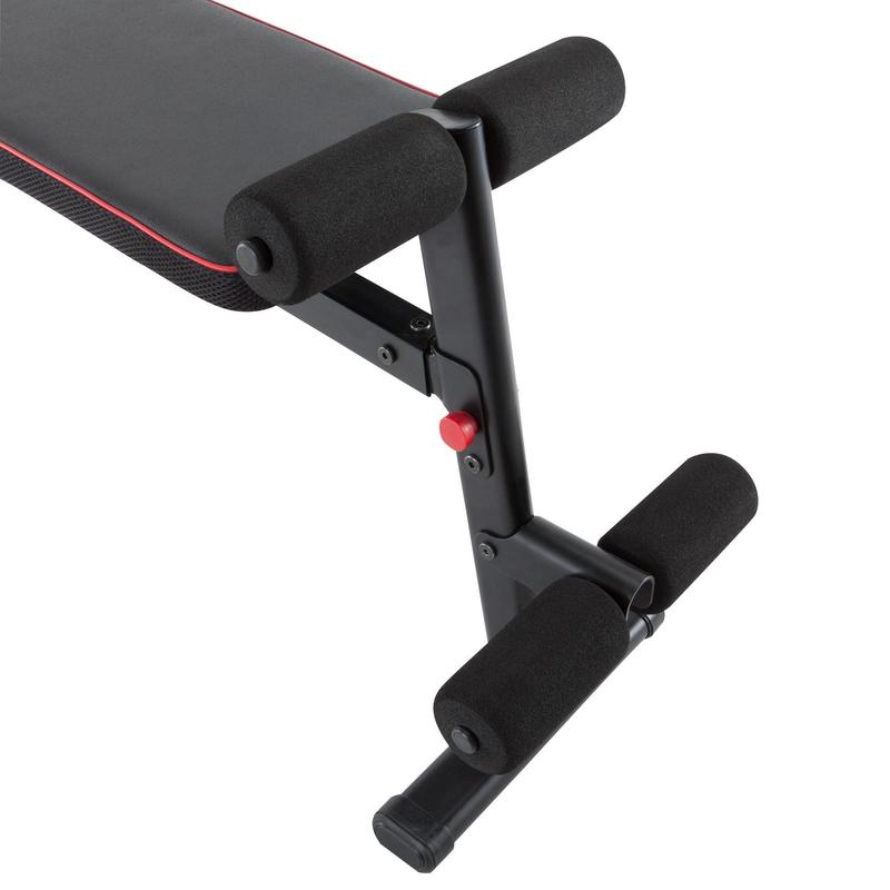 500 Fold Down Incline Weight Bench Domyos By Decathlon