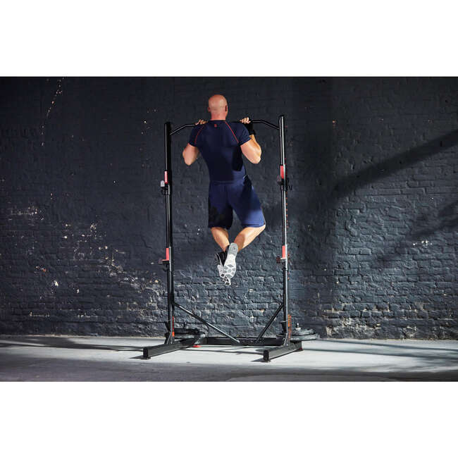 DOMYOS Weight Training Rack Squats Chinups Decathlon