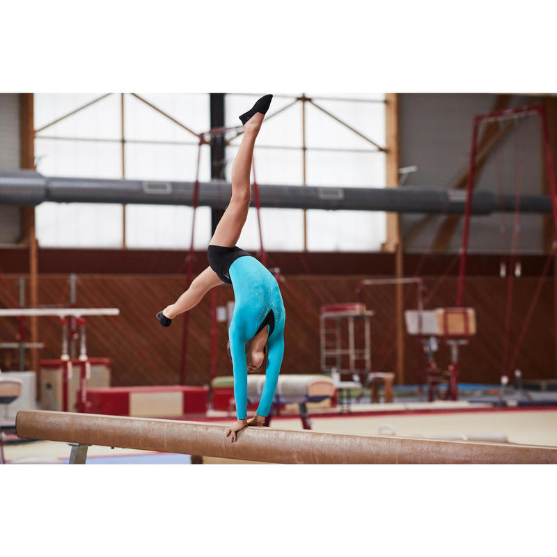 Cvichki Za Hudozhestvena Gimnastika Mesh 500 Beli Domyos By Decathlon