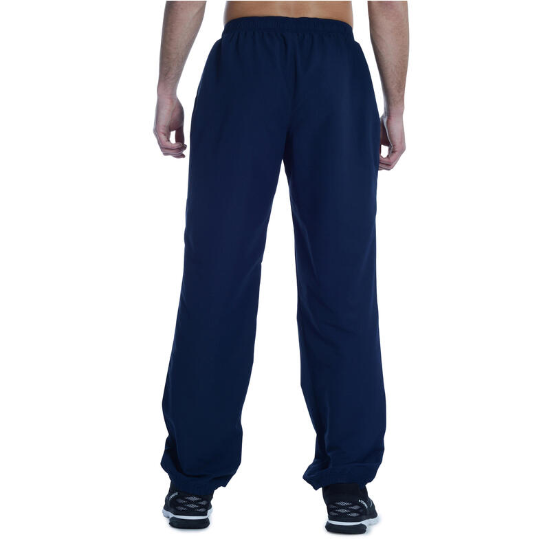 Pantalón Chándal Fitness Cardio Domyos FPA 100 hombre azul marino