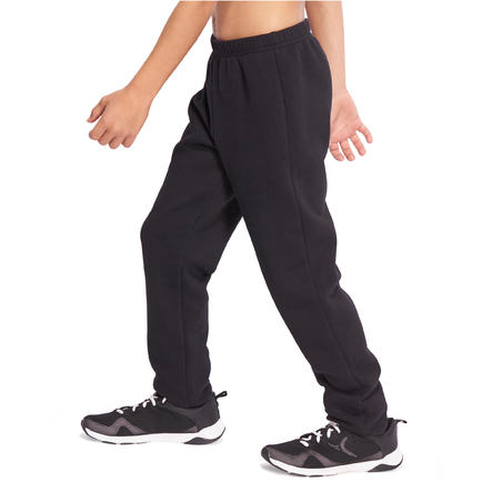 Pantalon de jogging enfant molleton - Basique noir