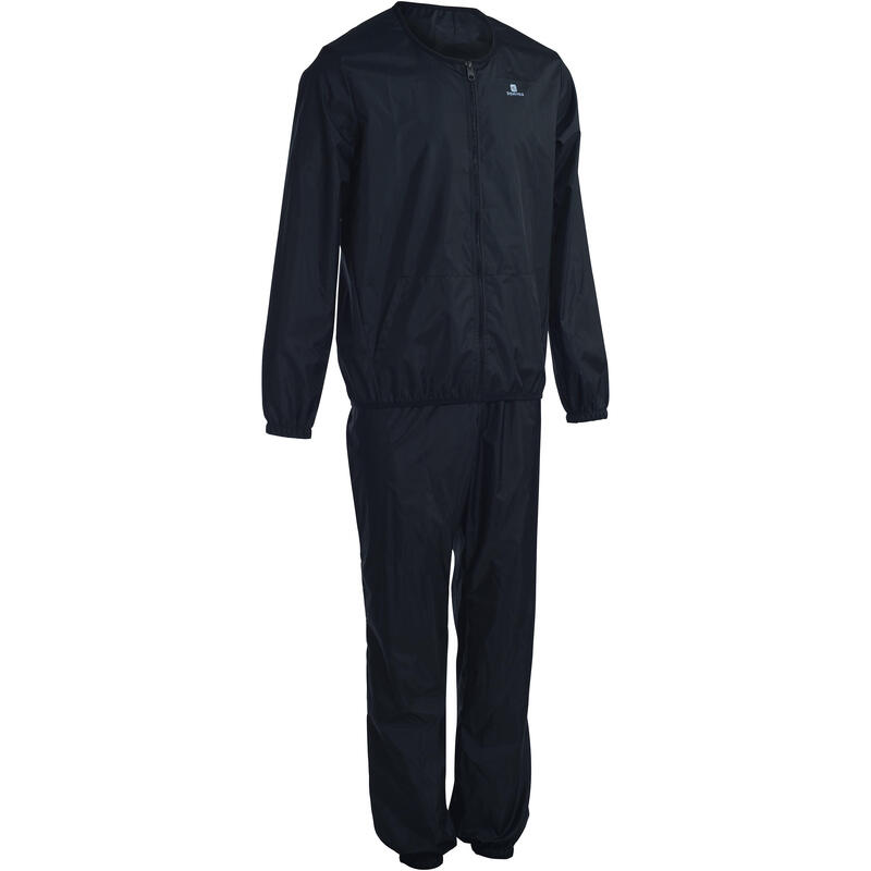 Combinaison de sudation fitness cardio noire