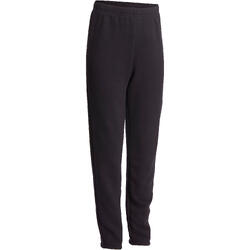 Pantalon molleton 100 Gym garçon noir Warm'y