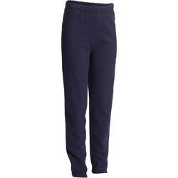 Pantalon molleton 100 Gym garçon marine Warm'y