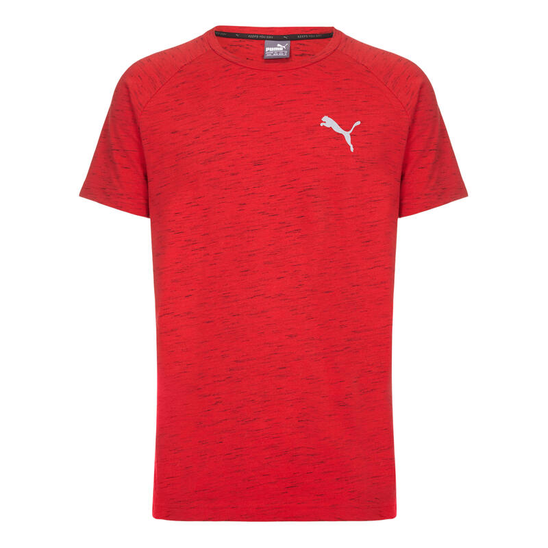 Tshirt fitness homme EVOSTRIPE ROUGE