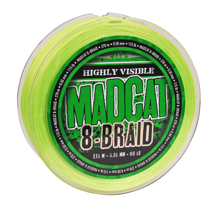 MADCAT MADCAT 8BRAID 270M 60/100 FISHING BRAID Decathlon