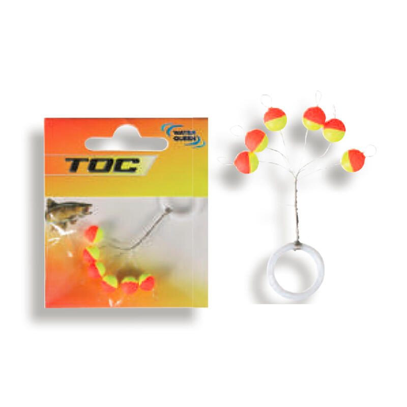 FLOTADOR PESCA DE TRUCHAS AL TOQUE GUÍA SEDAL CILÍNDRICO 6 MM
