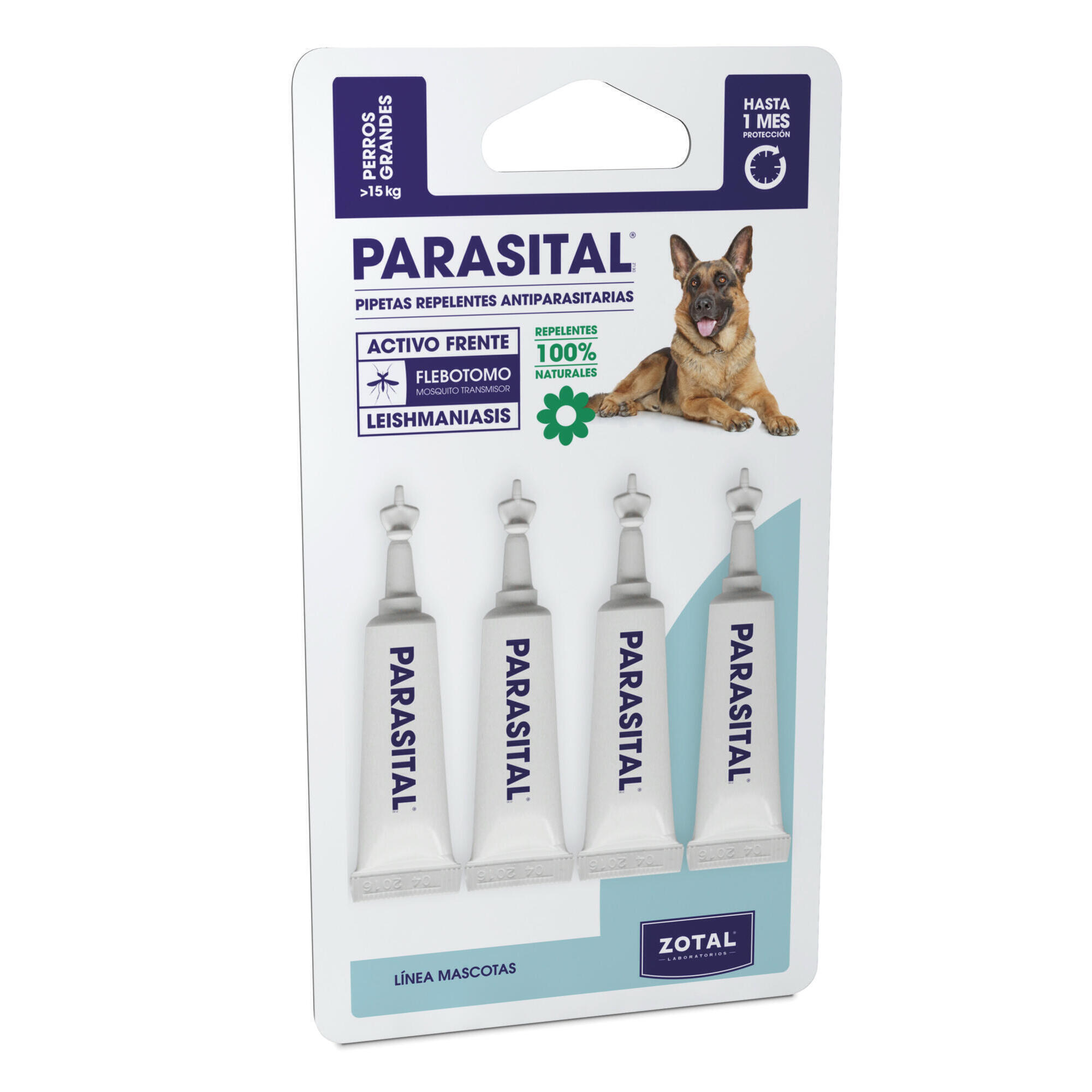 Pipetas Repelentes Perros Zotal Antiparasitario Perros Grandes 1/1