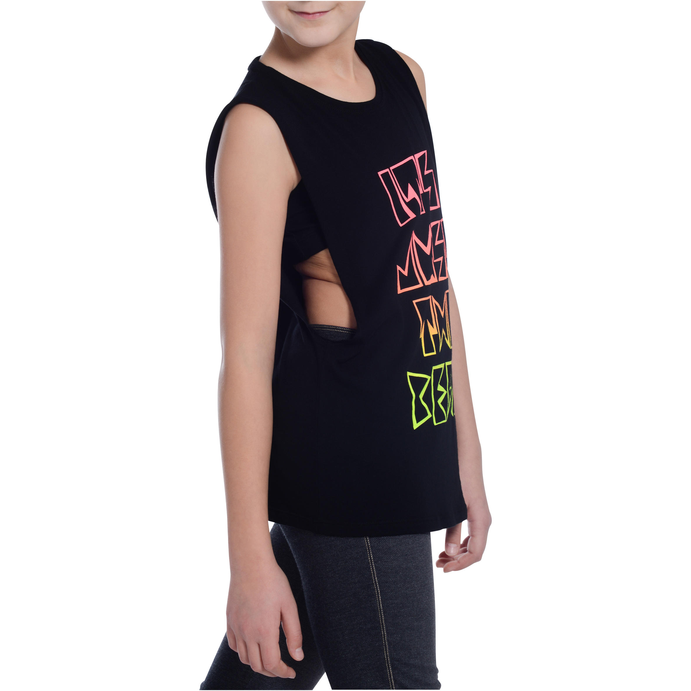 t shirt ouvert coté