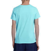 Boys' Short-Sleeved Gym T-Shirt - Blue Print