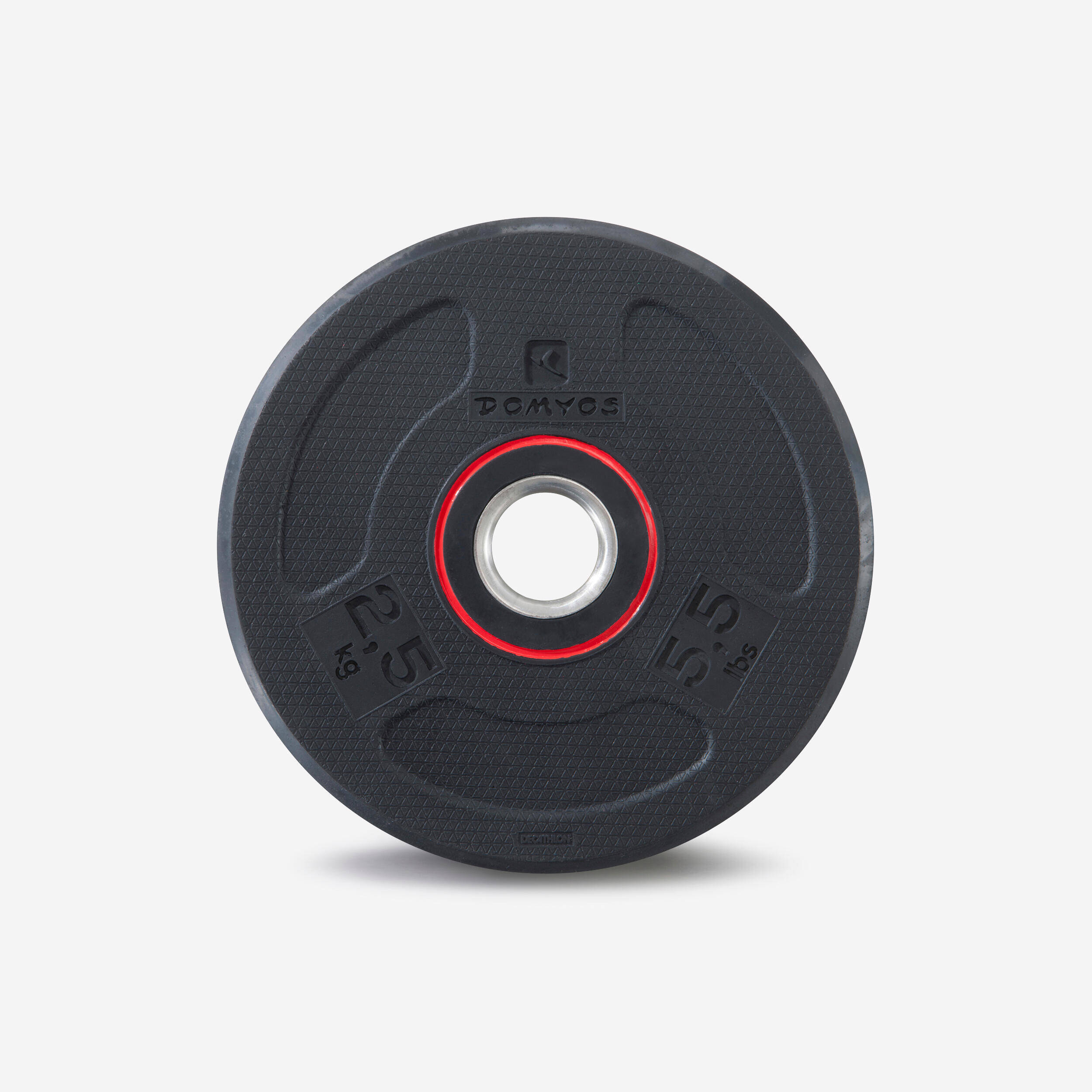 Rubber Disc Weight 28 mm 2.5 kg, Partly Recycled Cast Iron