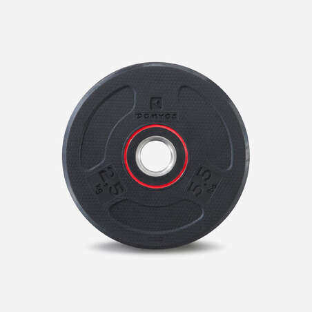 Disque musculation en caoutchouc 2,5kg 28mm