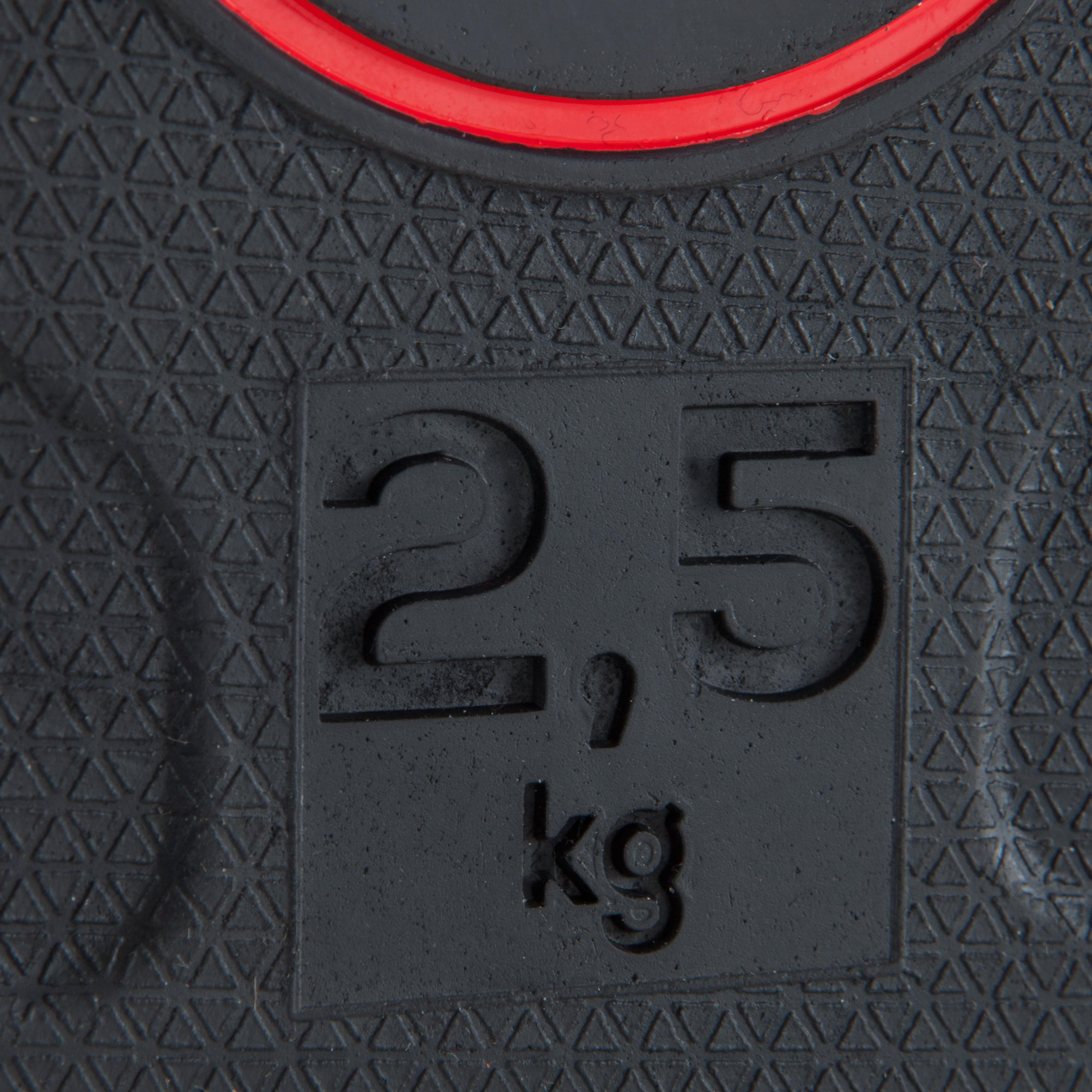 2.5 kg (5.5 lb) Rubber Weight Plate