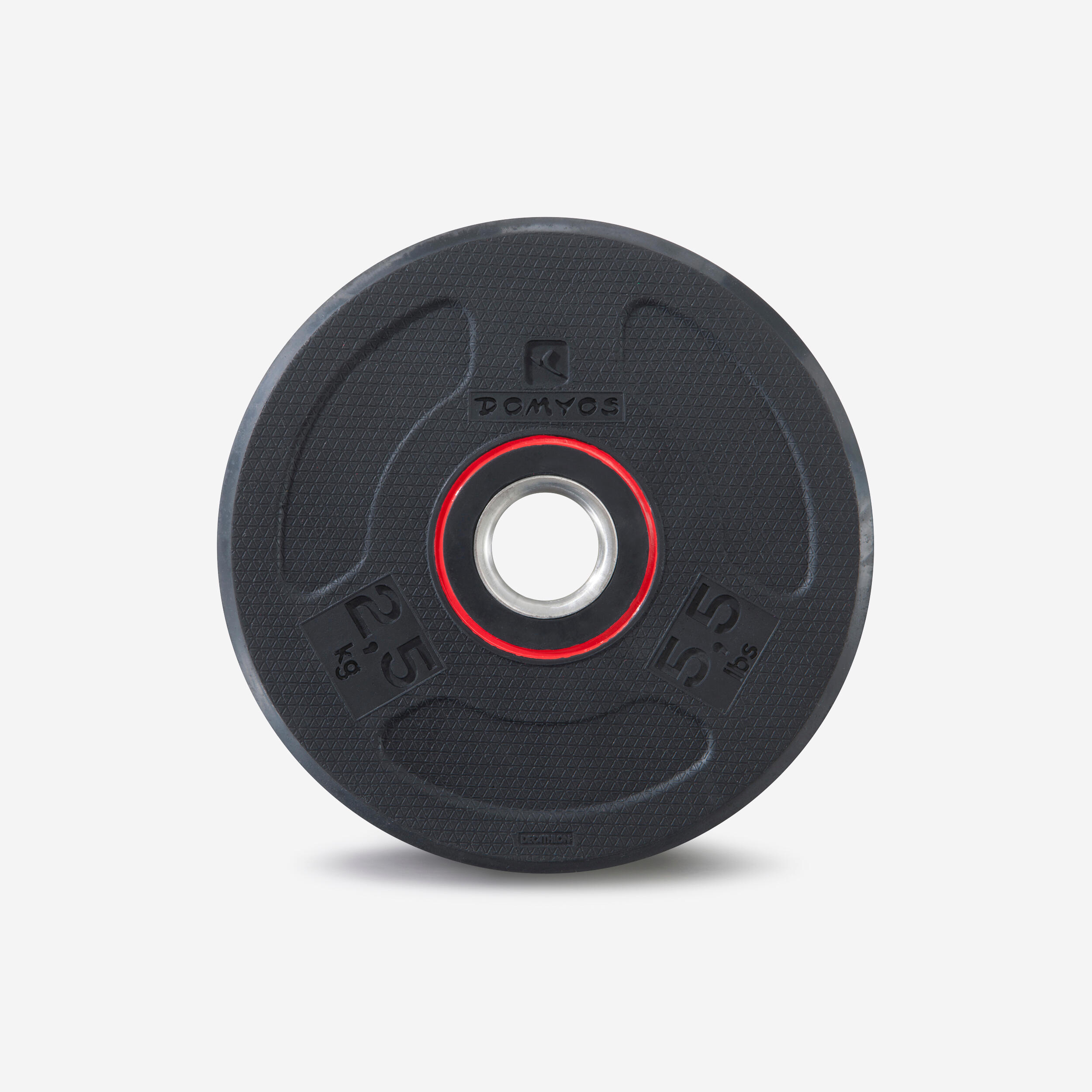 Rubber Weight Training Disc Weight - 2.5 kg 28 mm 1/6