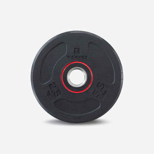 Rubber Weight Training Disc Weight - 2.5 kg 28 mm