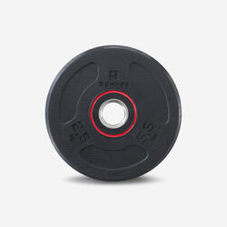 Disque musculation en caoutchouc 2,5kg 28mm