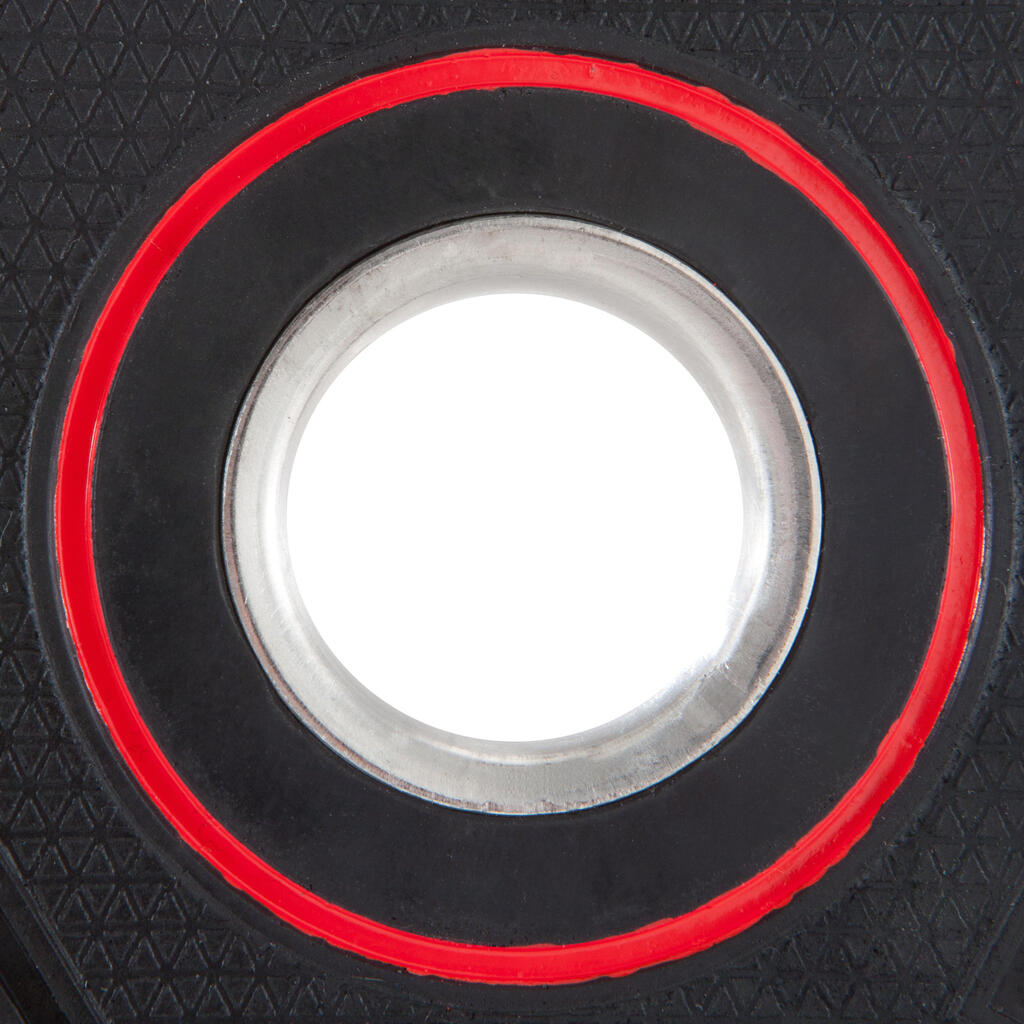 Gumijas svarcelšanas disks, 28 mm, 2,5 kg 