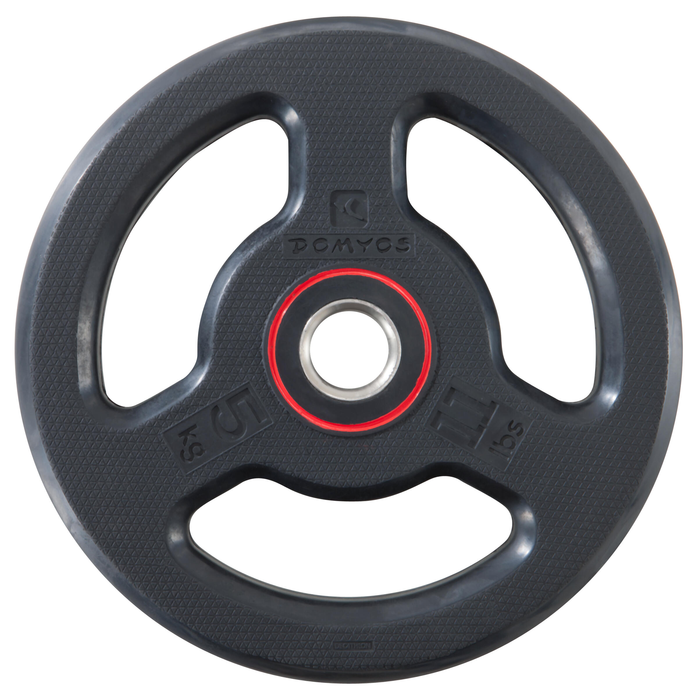 28 mm 5 kg Rubber Weight Plate with Handles - CORENGTH