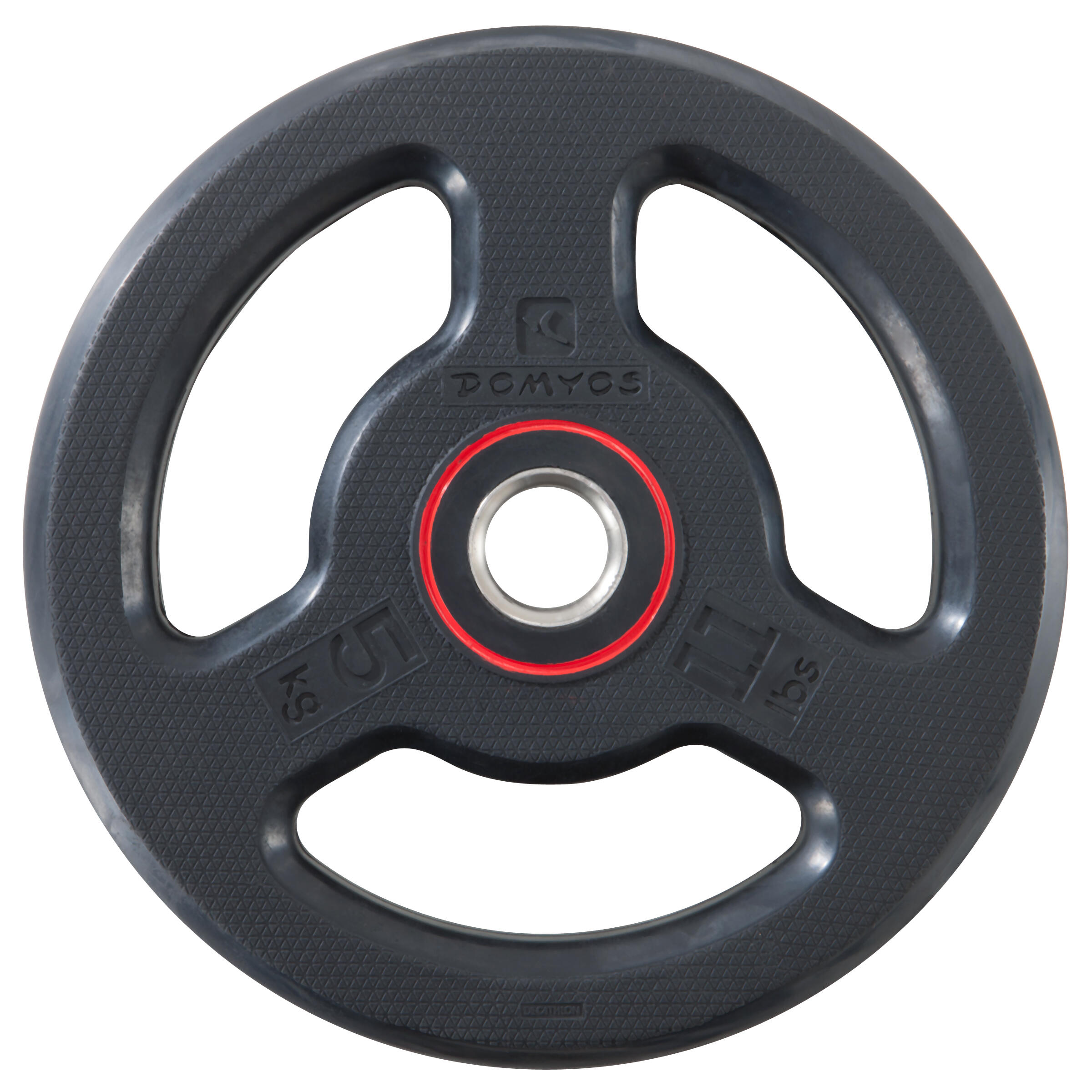 Rubber Weight Disc with Handles 28mm 5kg