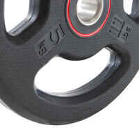 Rubber Weight Disc with Handles 28mm - 5kg