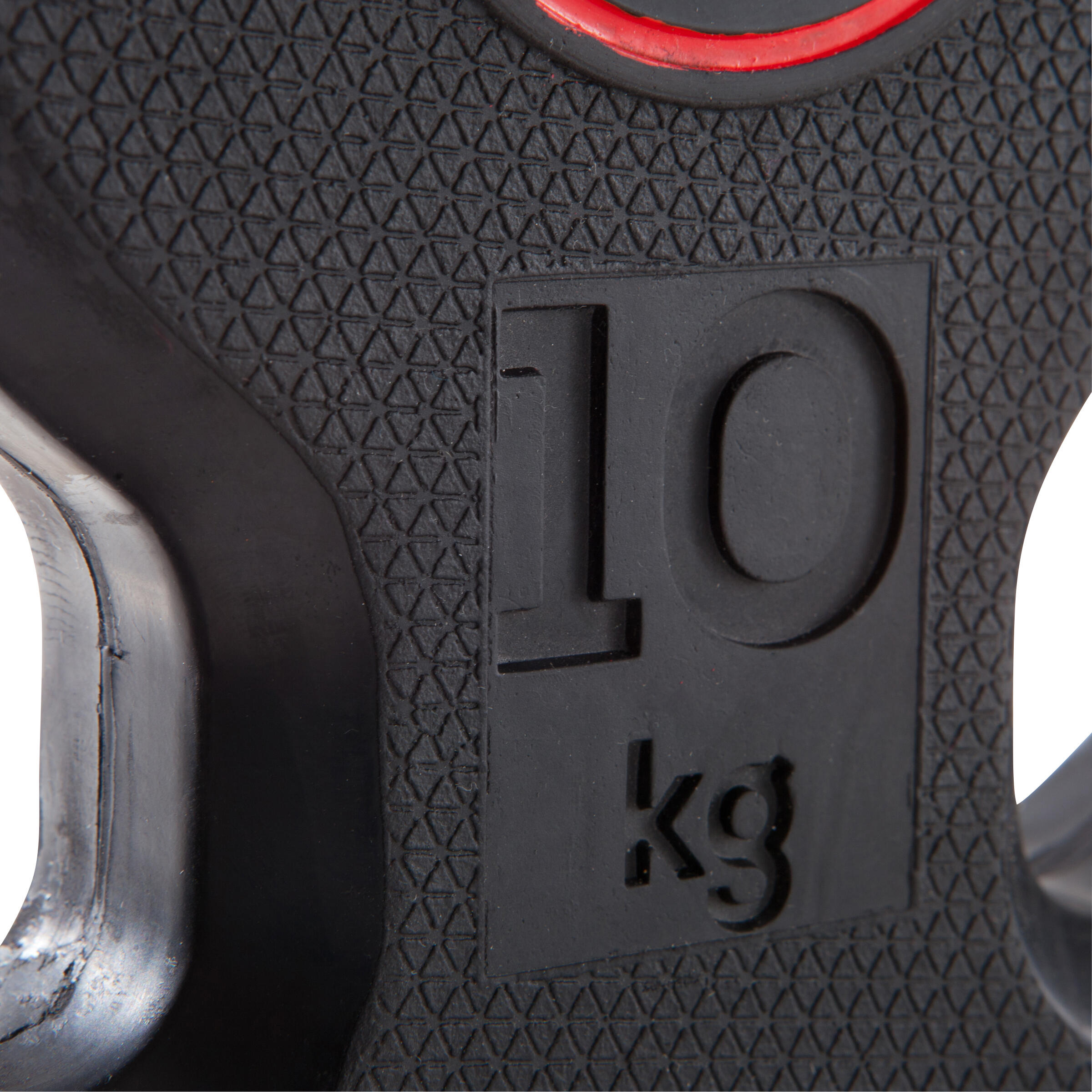 10 kg (22 lb) Rubber Weight Plate with Handles - CORENGTH