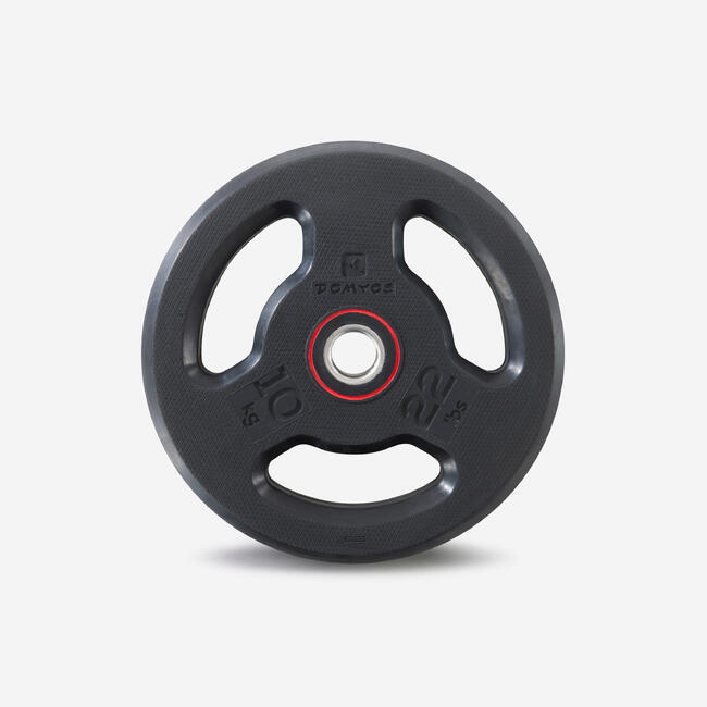 Rubbercoated Weight Training Disc Weight 28 mm 10 kg