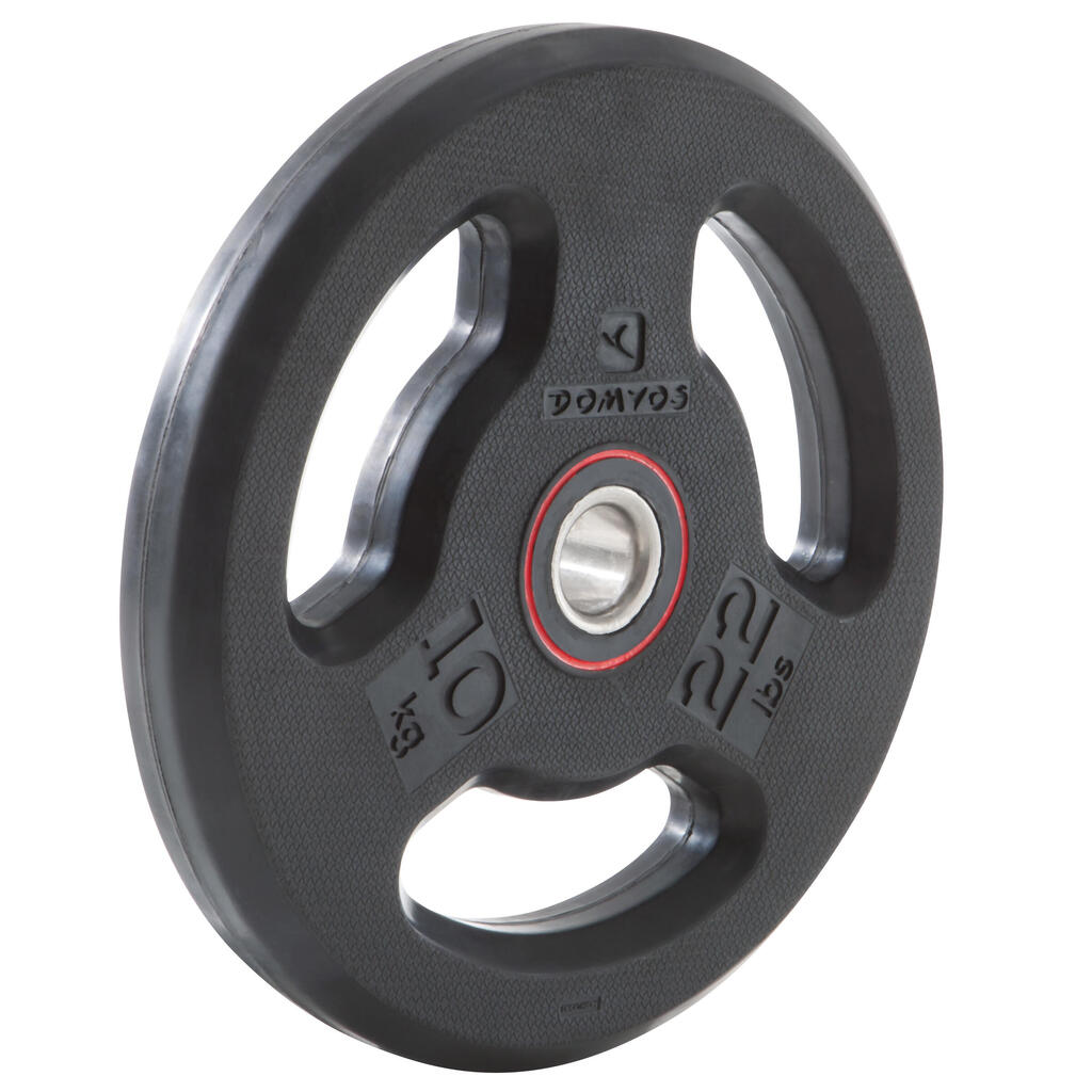 Rubber Weight Disc with Handles 28 mm 10 kg