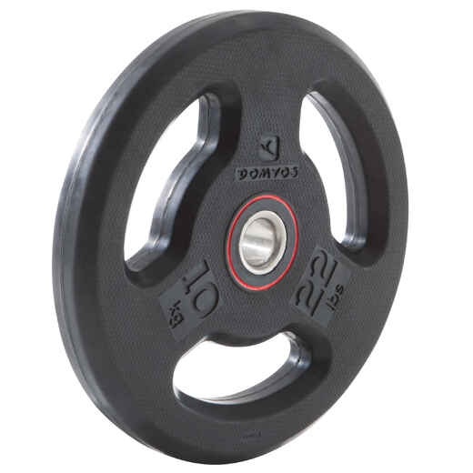 
      Rubber Weight Disc with Handles 28 mm 10 kg
  