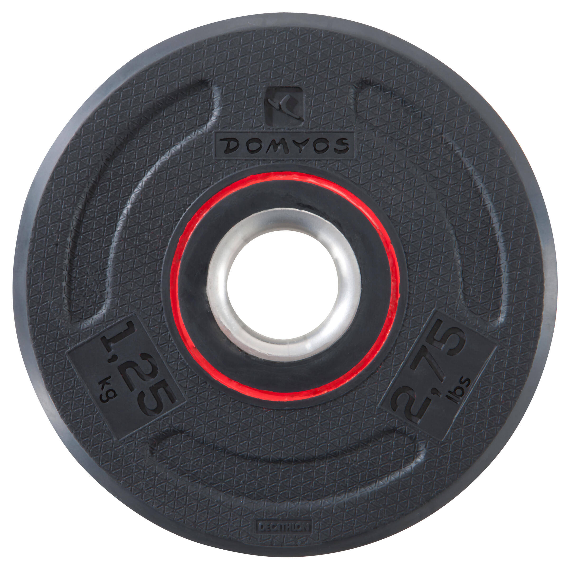 Rubber Disc Weight 28 mm 1.25 kg, Partly Recycled Cast Iron