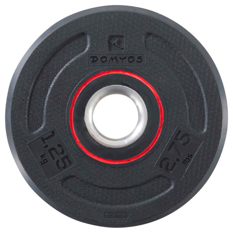 Rubber Weight Training Disc Weight 1.25 kg 28 mm